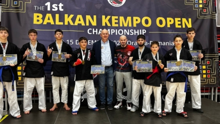 Noi performanțe obținute de sportivii Academiei ALPHA MMA Baia Mare la Campionatul Balcanic de Kempo