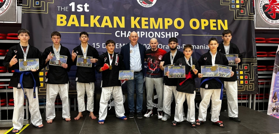 Noi performanțe obținute de sportivii Academiei ALPHA MMA Baia Mare la Campionatul Balcanic de Kempo