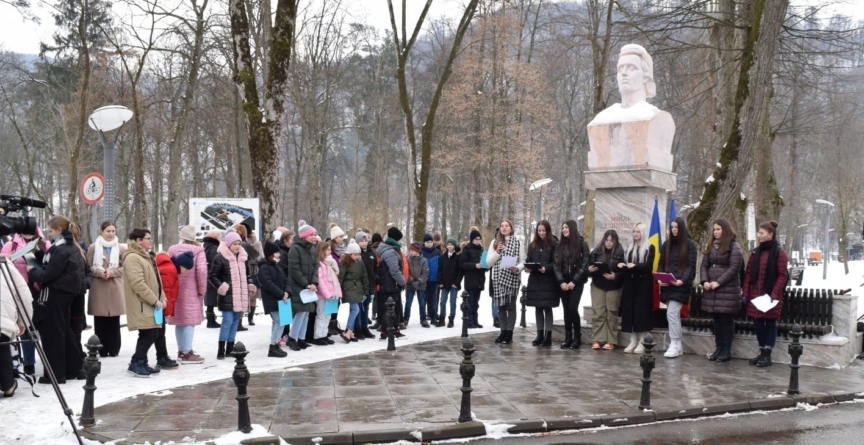 Muzică și poezie în Parcul „Grădina Morii” din Sighetu Marmației de Ziua Culturii Naționale