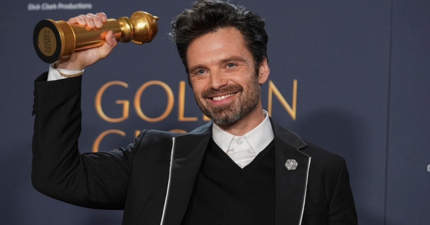 Globurile de Aur: Actorul de origine română Sebastian Stan, premiat pentru rolul din „A different man”