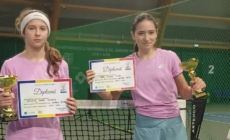 Maramureșencele Nicola Codrea și Sara Sitar, vicecampioane naționale la categoria U14 dublu fete la Campionatele Naționale Individuale Indoor