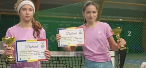 Maramureșencele Nicola Codrea și Sara Sitar, vicecampioane naționale la categoria U14 dublu fete la Campionatele Naționale Individuale Indoor