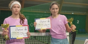 Maramureșencele Nicola Codrea și Sara Sitar, vicecampioane naționale la categoria U14 dublu fete la Campionatele Naționale Individuale Indoor