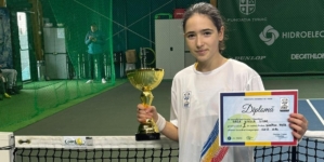 Băimăreanca Sara Nicole Sitar, campioană națională la tenis U14