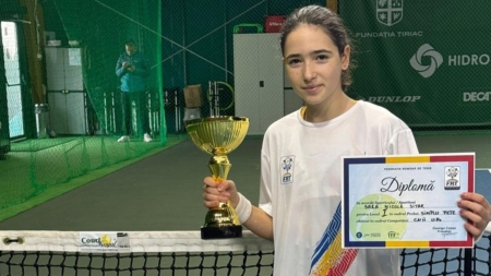 Băimăreanca Sara Nicole Sitar, campioană națională la tenis U14