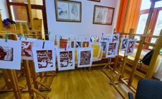 Workshop de linogravură la Școala Populară de Artă Baia Mare