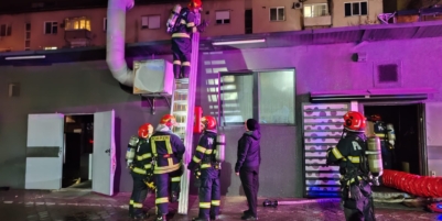 Incendiu la o braserie din Baia Mare