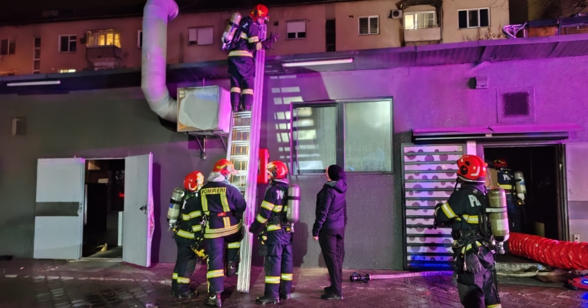 Incendiu la o braserie din Baia Mare