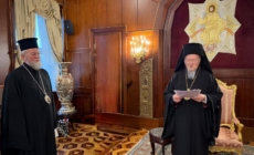 PS Părinte Episcop Iustin, vizită la Sanctitatea Sa Bartolomeu I