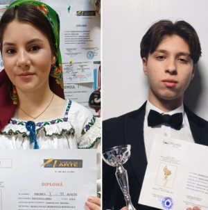 Doi elevi de la Colegiul de Arte Baia Mare s-au clasat pe locuri fruntașe la Concursul de Interpretare Vocală ,,Magia Cântecului”