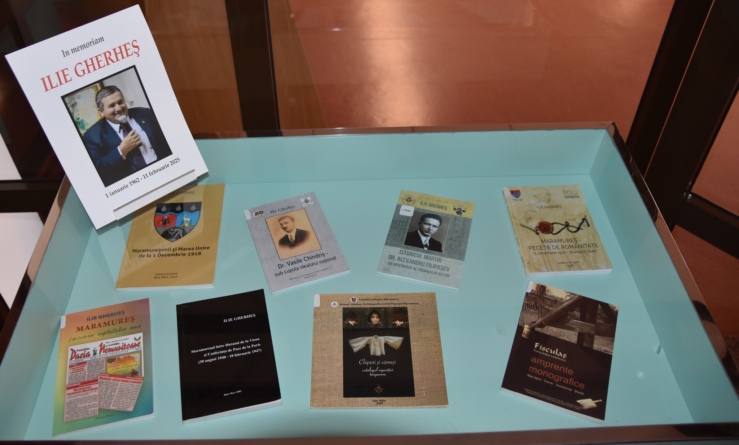 Vitrina de carte a Bibliotecii Județene „Petre Dulfu”:  În memoriam Dr. Ilie Gherheș (1 ianuarie 1962 – 11 februarie 2025)