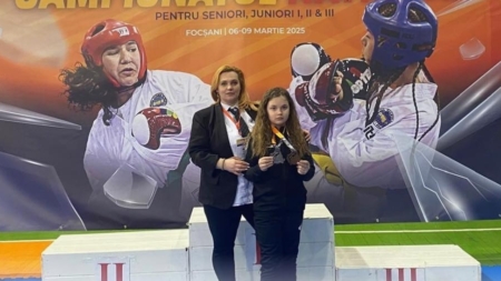 Antonia Marian din Coaș, argint și bronz la Campionatul Național de Taekwondo