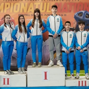 Sportivi din cadrul Clubului Martial Arts Dojo Baia Mare, pe podium la Campionatul Național de Taekwon-do ITF