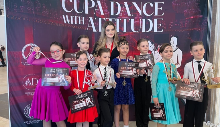 Școala de dans Medio Monte Baia Sprie, weekend de succes la competiția „Dance with Attitude” din Cluj-Napoca