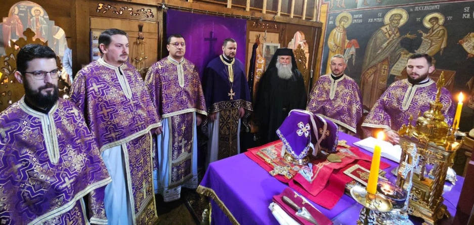 La Mănăstirea Chiuzbaia s-a săvârșit Sfânta Liturghie a Darurilor mai înainte sfințite în sobor de preoți