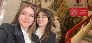 Bursierele Erasmus+ de la Centrul Universitar Nord Baia Mare, specializarea filosofie, transmit salutări de la Università degli Studi di Padova