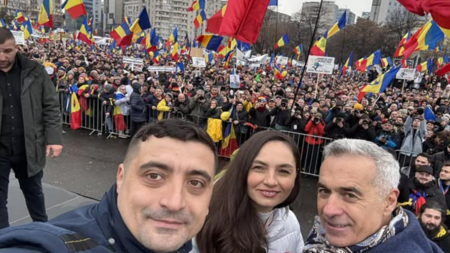 Scandal la protestul din Capitală – sancțiuni, îmbrânceli și intervenția jandarmilor