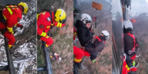 Spectaculos! Salvare aeriană dramatică în Munții Maramureșului